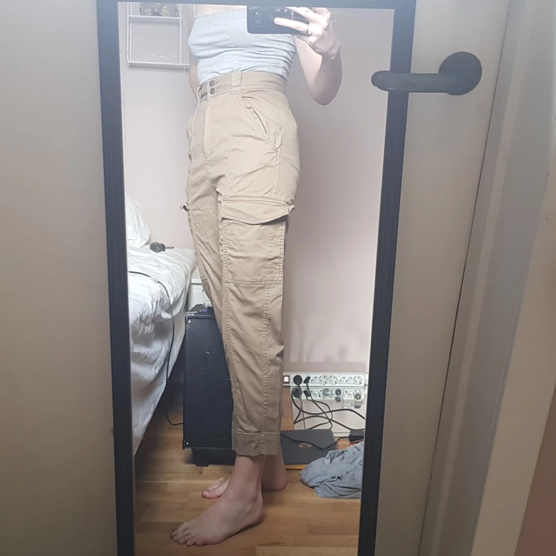 Cargo byxer strl. S/M - 90