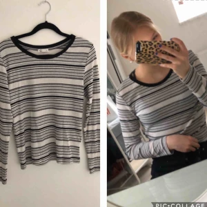  - En jätte fin helt oandvänd svart vit tröja st.xs/s 20kr+frakt