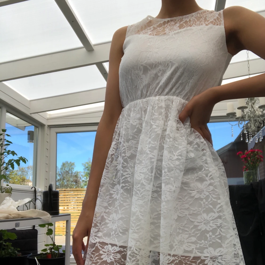 Vit klänning 