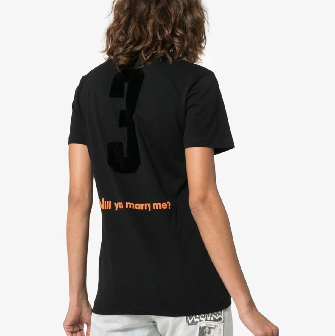 Off white t-shirt ”will you Marry me” - 91