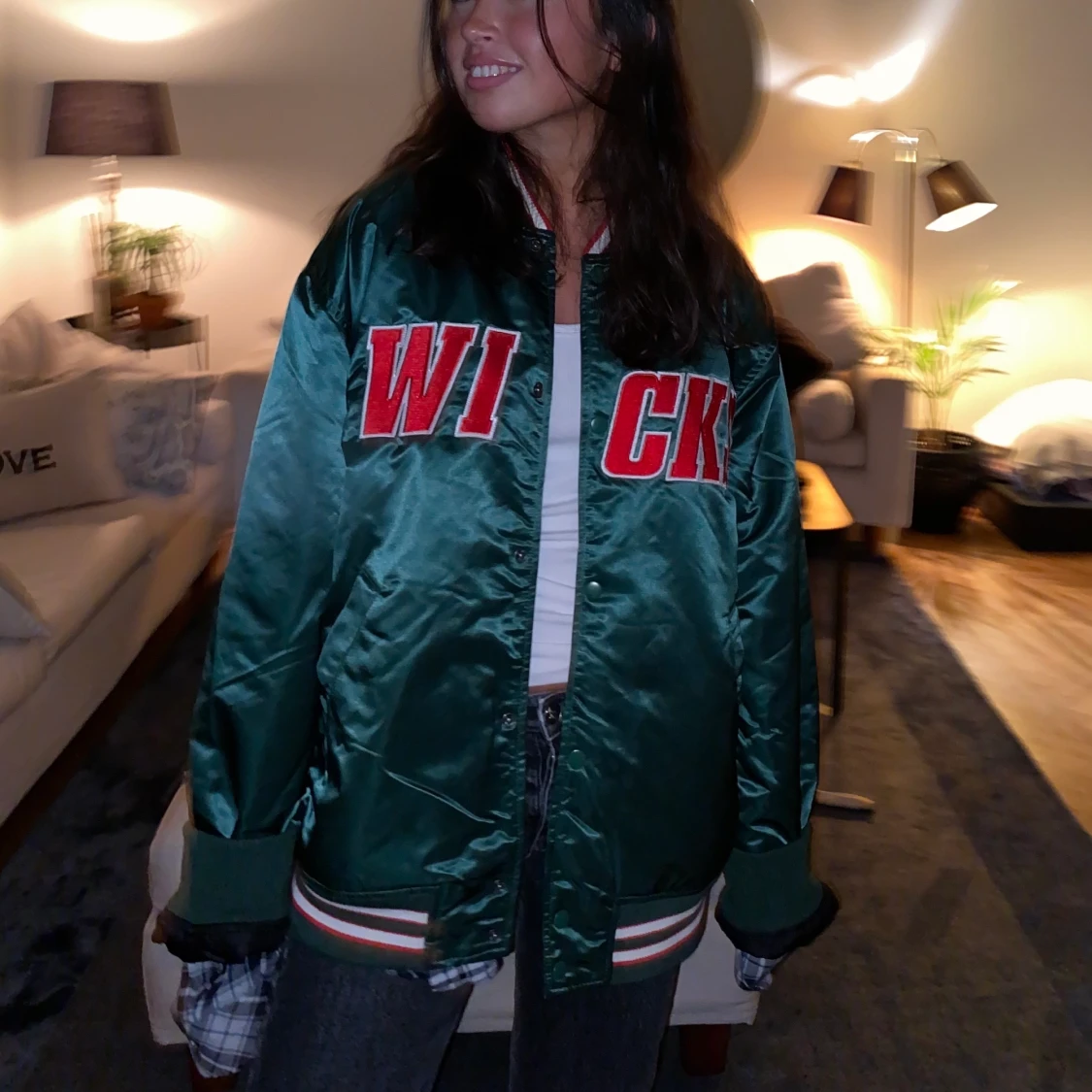 Oversized bomber jacka