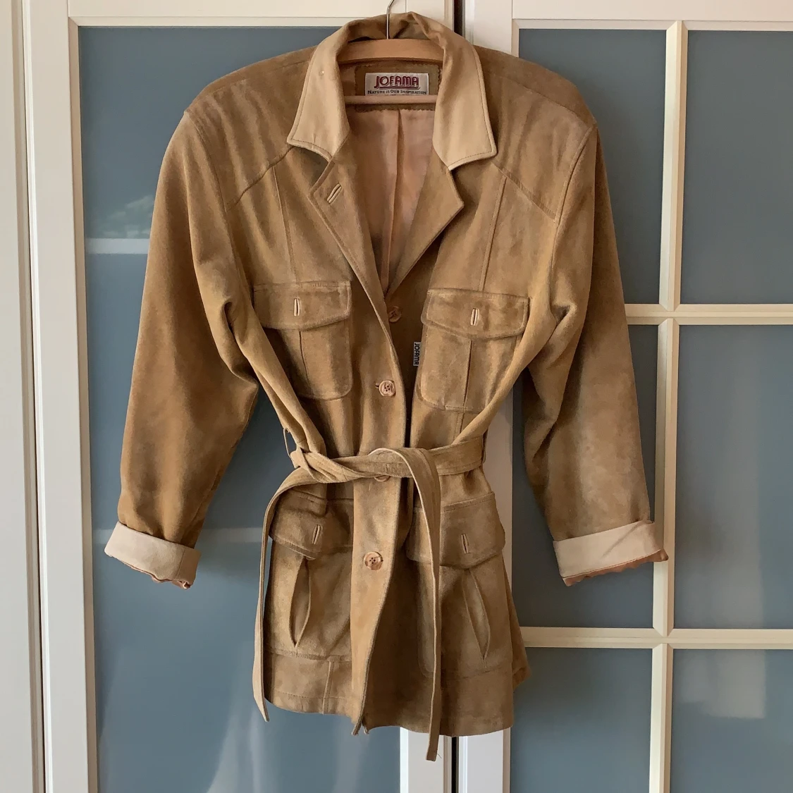 Vintage jofama jacka figursydd