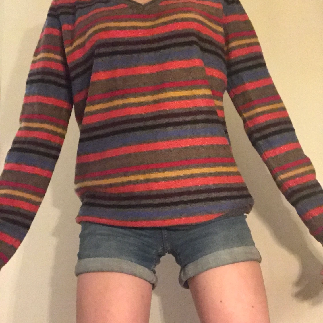 Randig tröja från secondhand  - 90