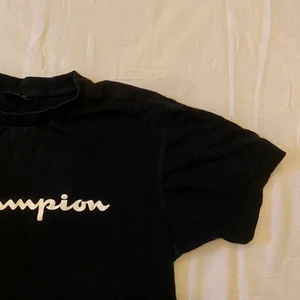 Vintage Champion T shirt  - Snygg svart Vintage Champion T-shirt i riktigt bra skick inga fläckar osv! Size large men sitter mer som en Medium Large alltså lite oversize M! Priset är förhandlingsbart!