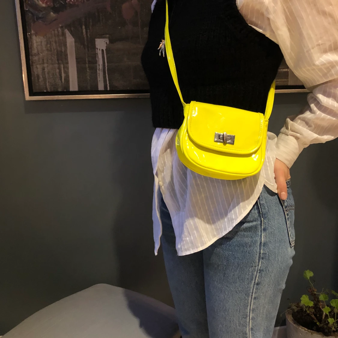 Neongul crossbodybag