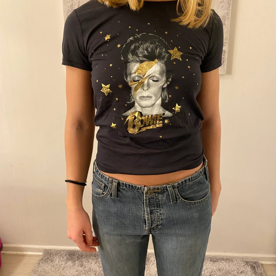 Cool t-shirt med tryck! - 90