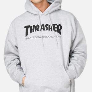 Grå Thrasher hoodie i storleken s