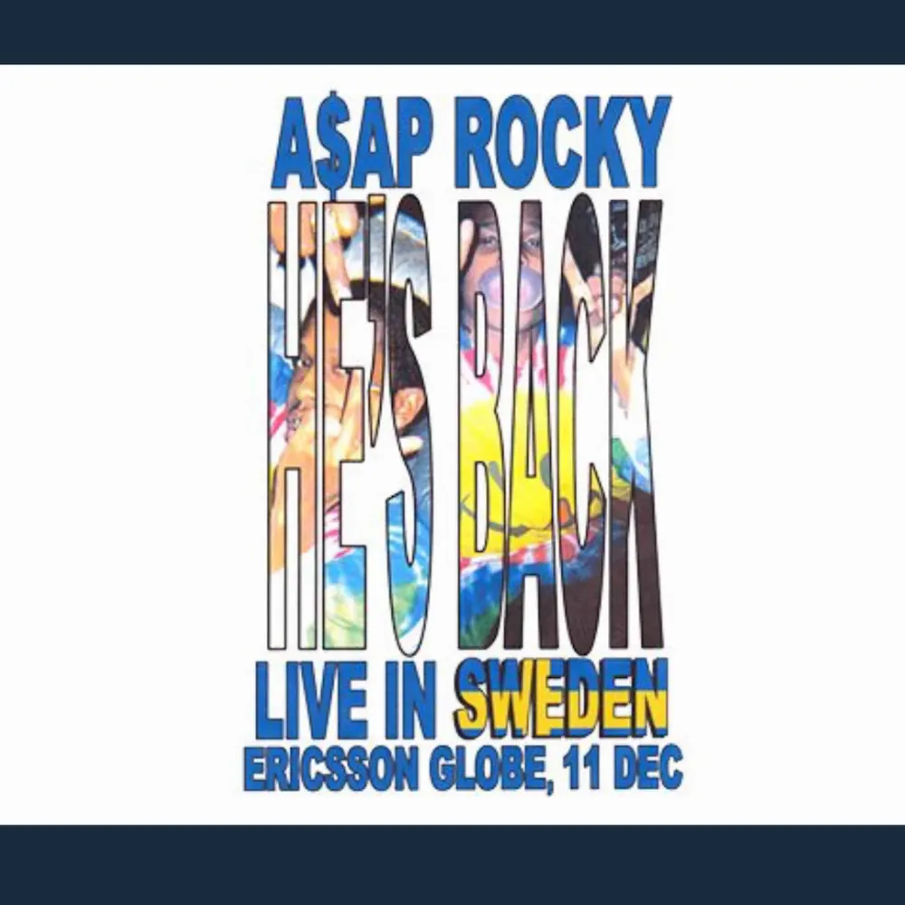 En biljett till A$ap rocky i globen 11 december 2019! Säljer efter att min ena kompis fick förhinder. STÅPLATS! Biljetten får du i pappersformat, skickas eller möts upp i centrala Stockholm. PRIS KAN DISKUTERAS  . Övrigt.