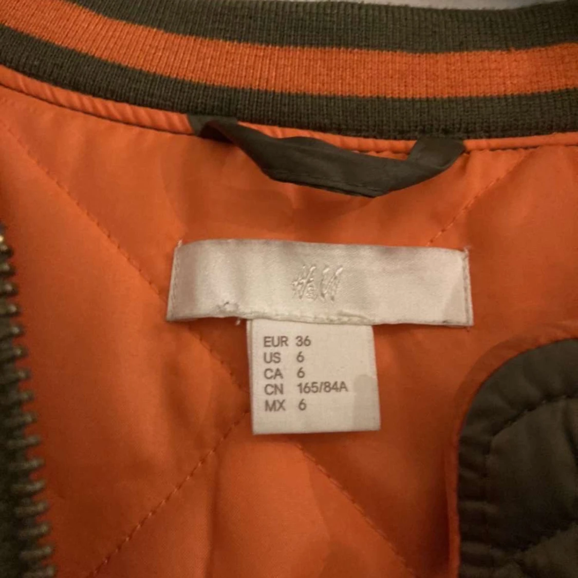 Grön bomber jacka  - 90