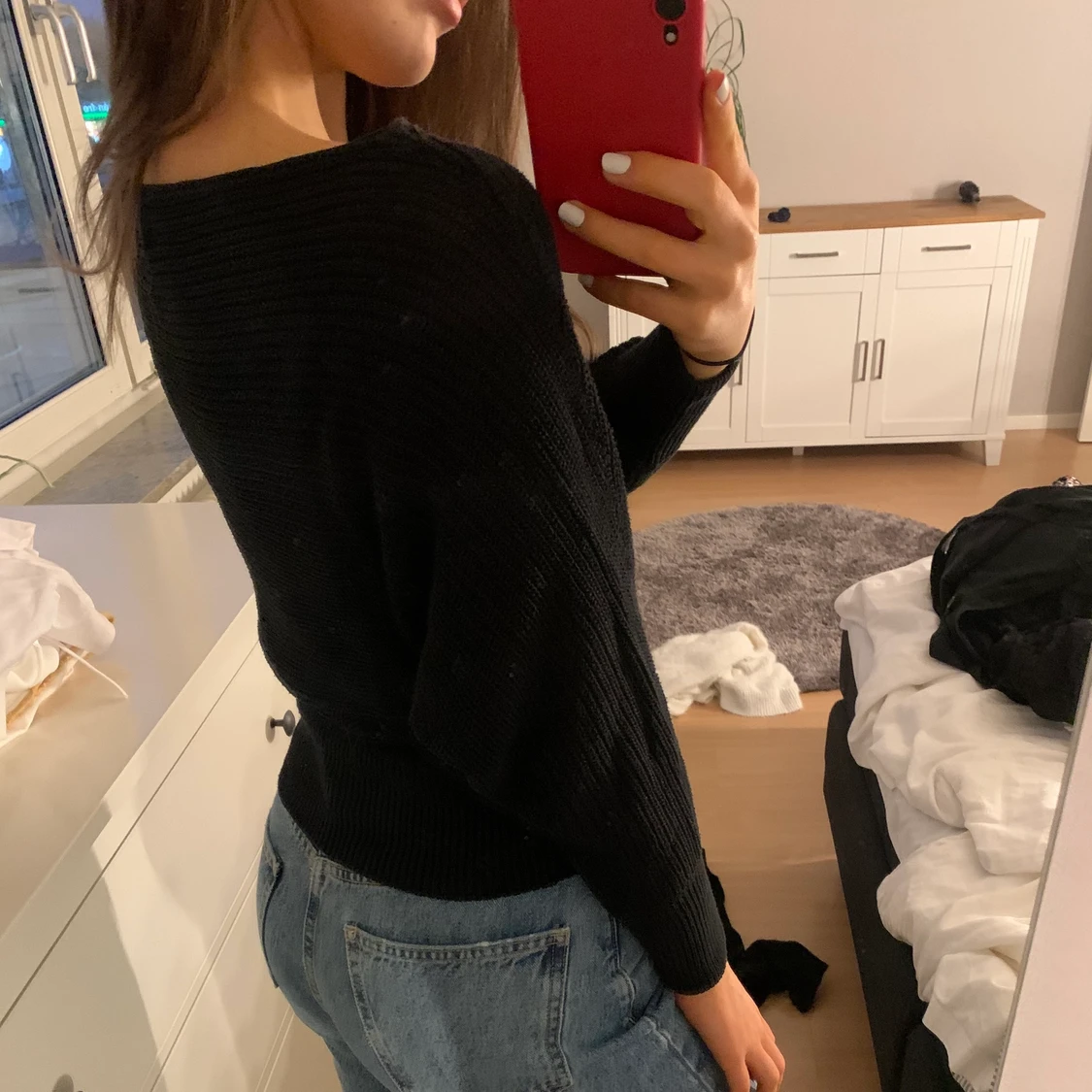 Svart stickad NA-KD tröja - 90