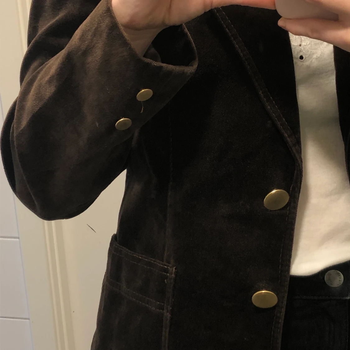 Brun mocka kavaj  - 90