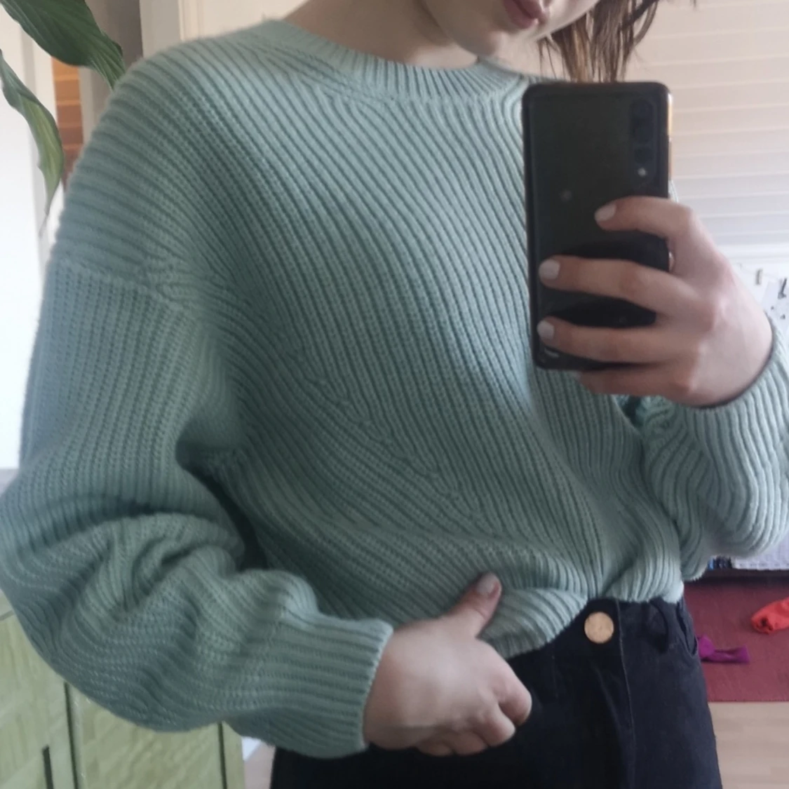 Stickad tröja❤️ - 90