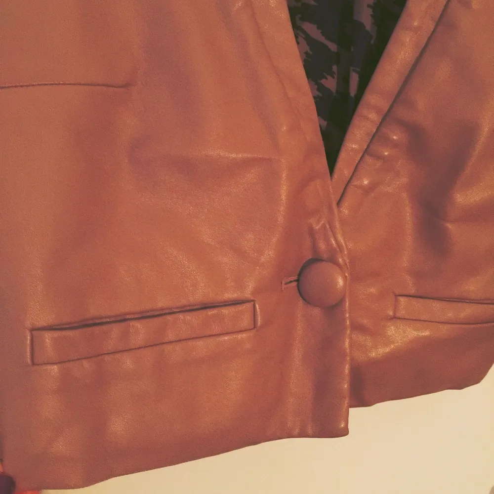 XS，34，H&M，leather jacket. Jackor.