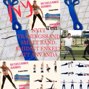  - NYTT FITNESS TRÄNINGSBAND. DETALJER: MÖRKBLÅTT. Mått:2080MMx7MMX6,2MM.                             *BJUDER PÅ PORTOT*SNABB LEVERANSTID 1-3 VARDAGAR SE BILDER 