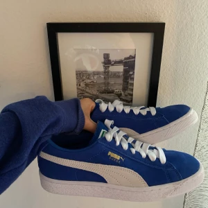 puma skor - Så fina puma skor i storlek 38. Säljer då de ej passar mig i storlek och därav har de aldrig kommit till användning. nyskick. buda!! 