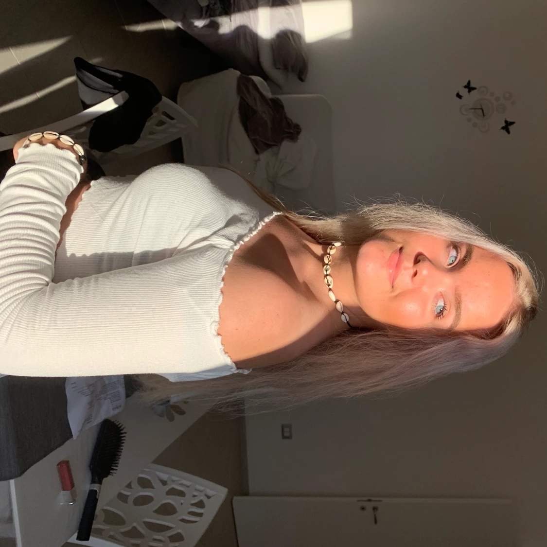 Croppad off shoulder topp! - 90