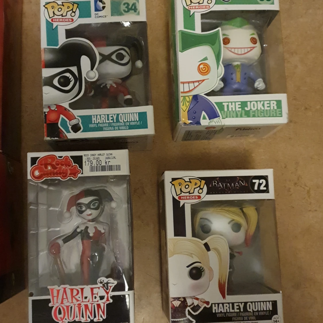 Urval av DC figurines - 90