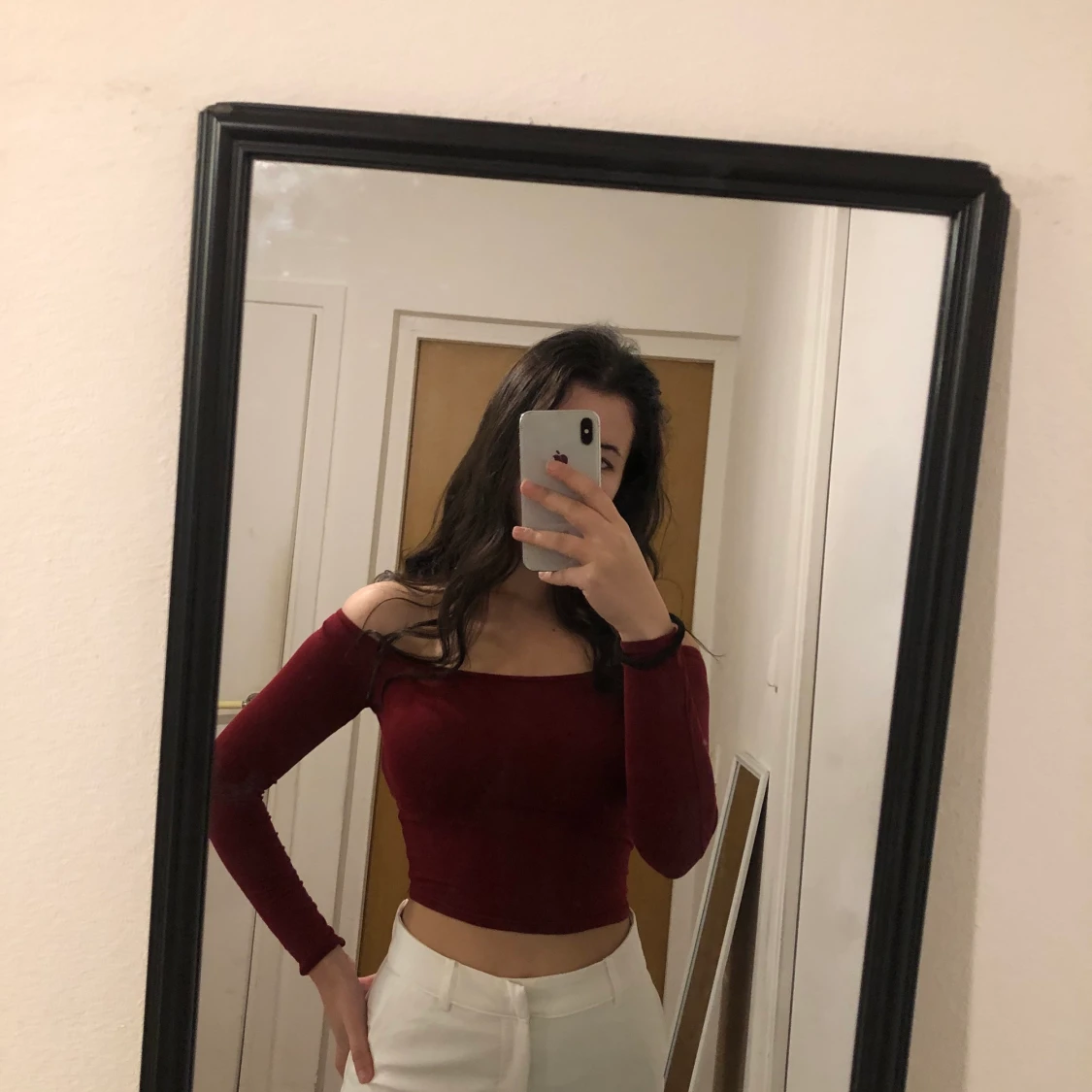 Vinröd ouf shoulder  - 90