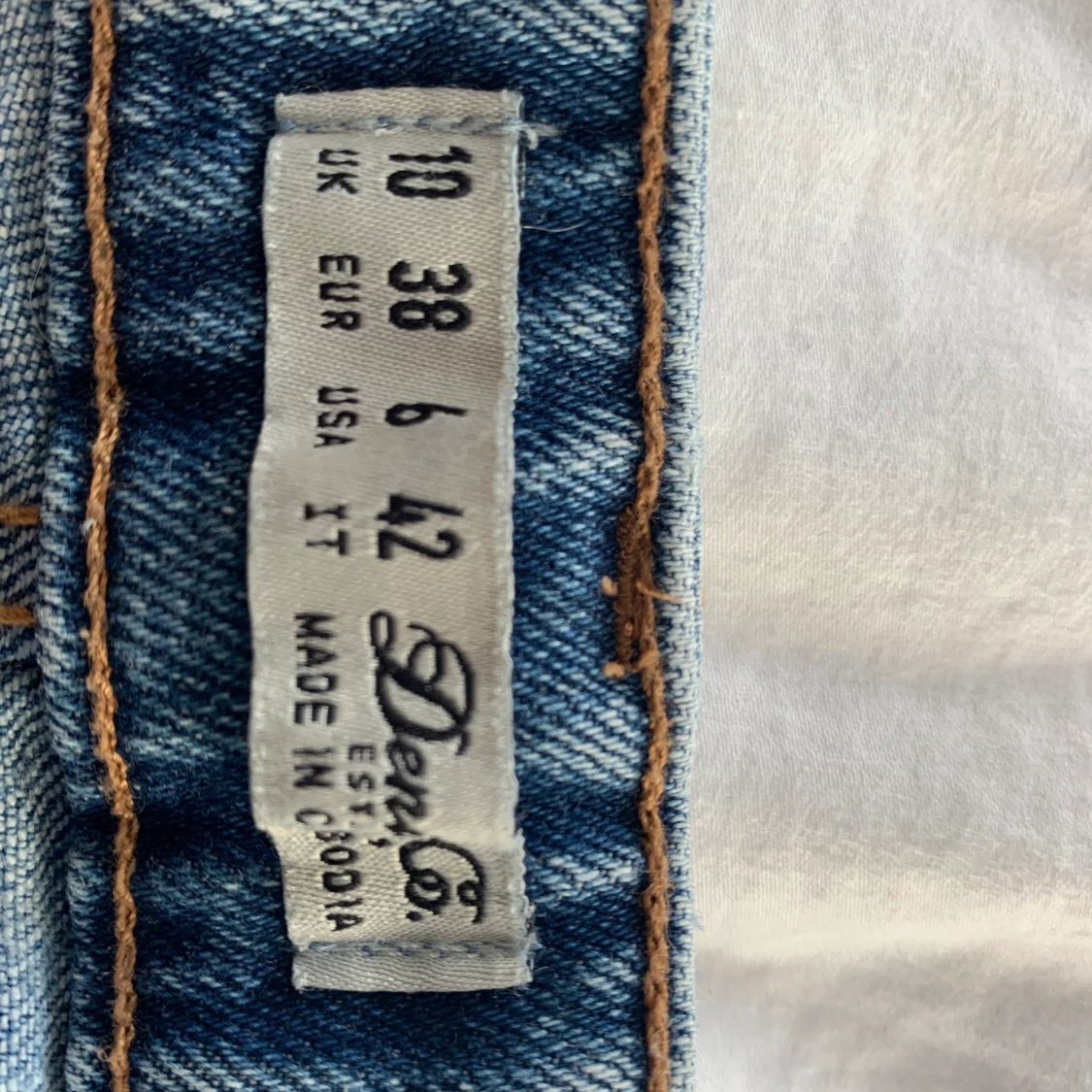 Blåa mom jeans  - 90