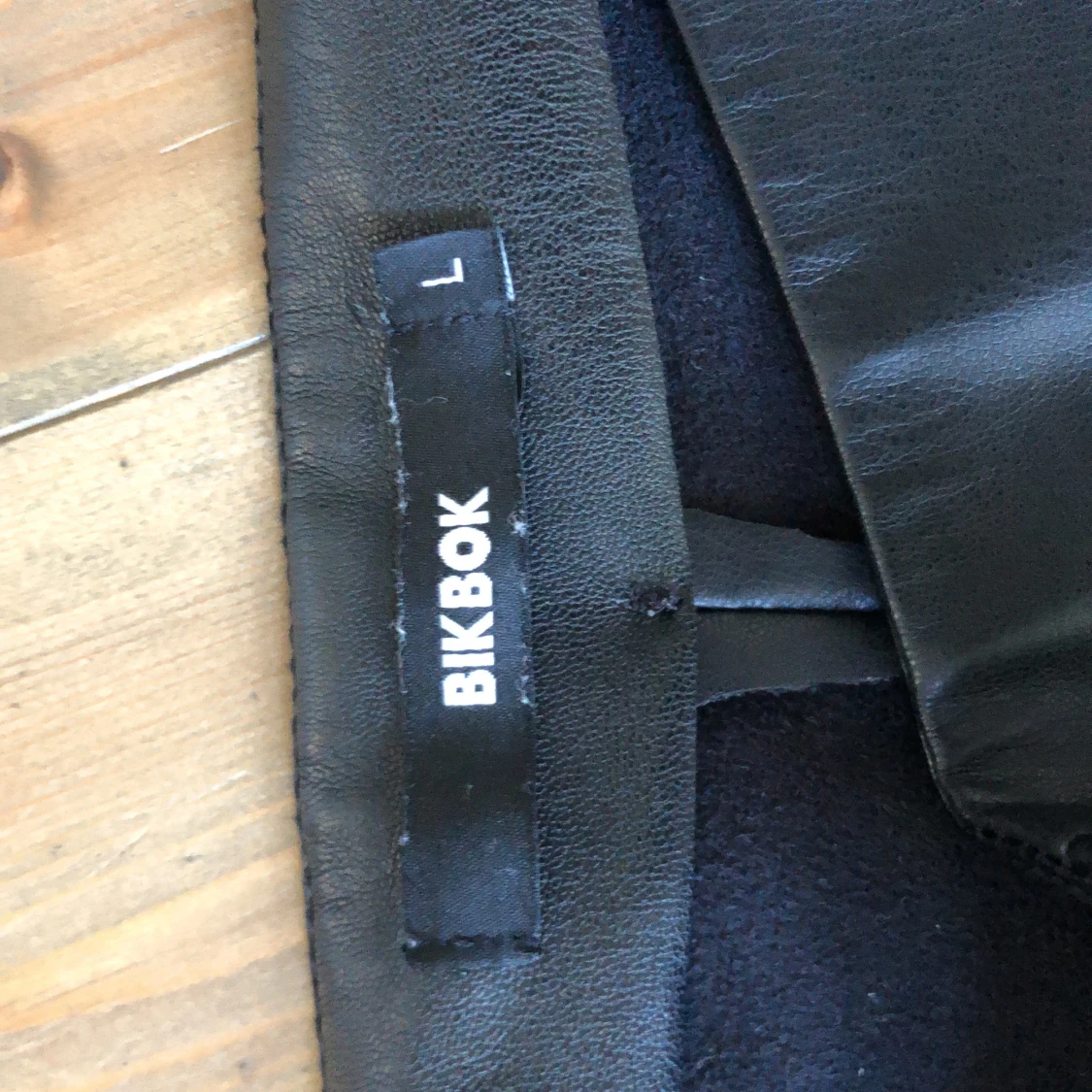 Fake läder byxor - 90