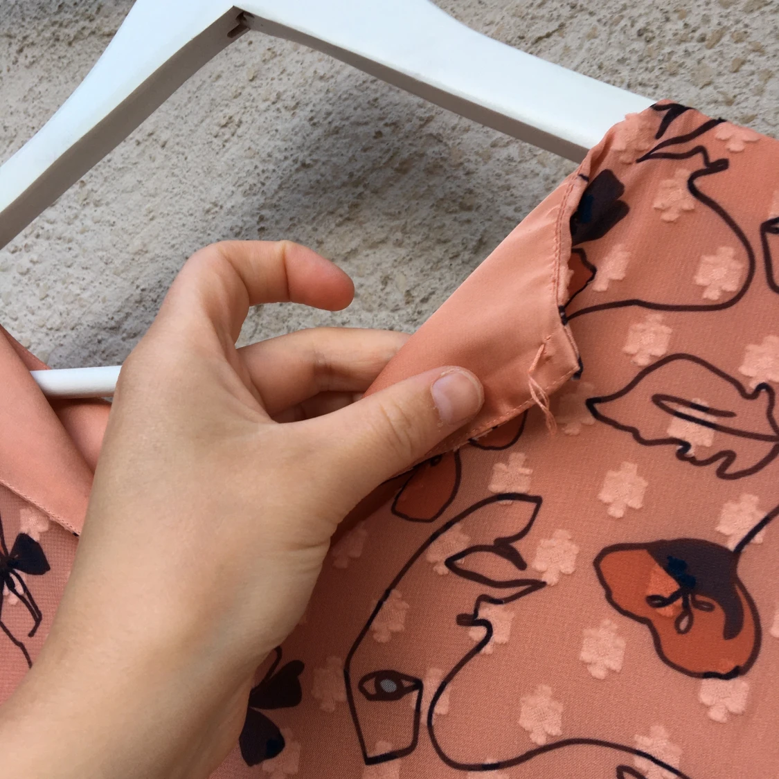 Mönstrad sommarklänning  - 91