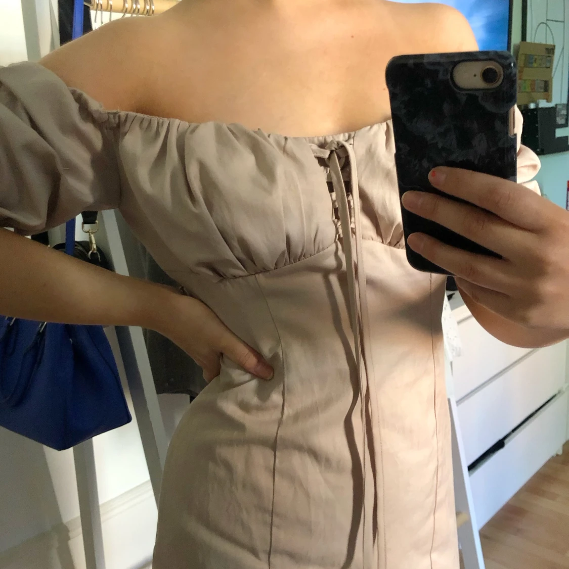 Beige klänning  - 90