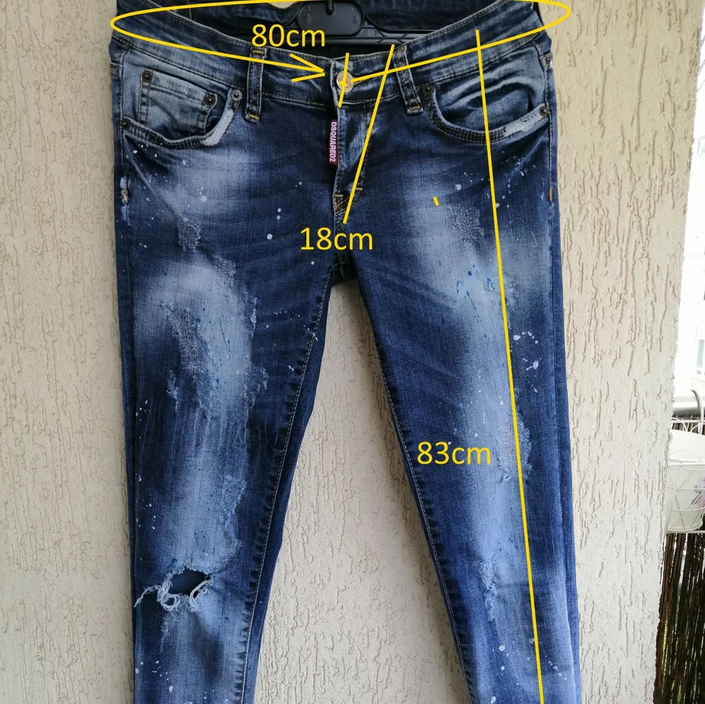 good condition, made in Italy, jeans allow stretching, size IT40, in my opinion correspond to the size: W26-27, please view the photo with my measurements,. Jeans & Byxor.
