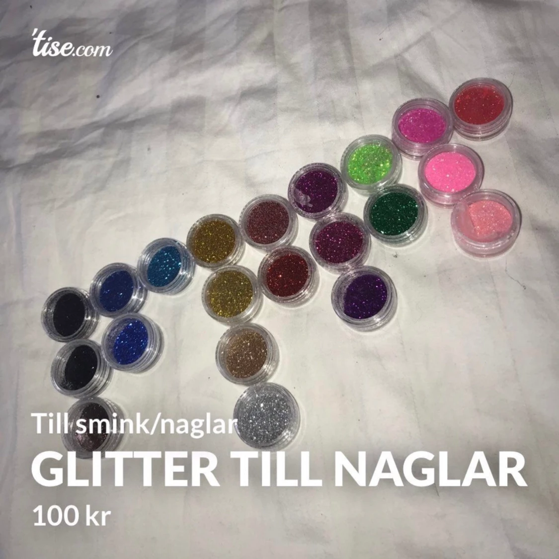 Glitter till smink och naglar