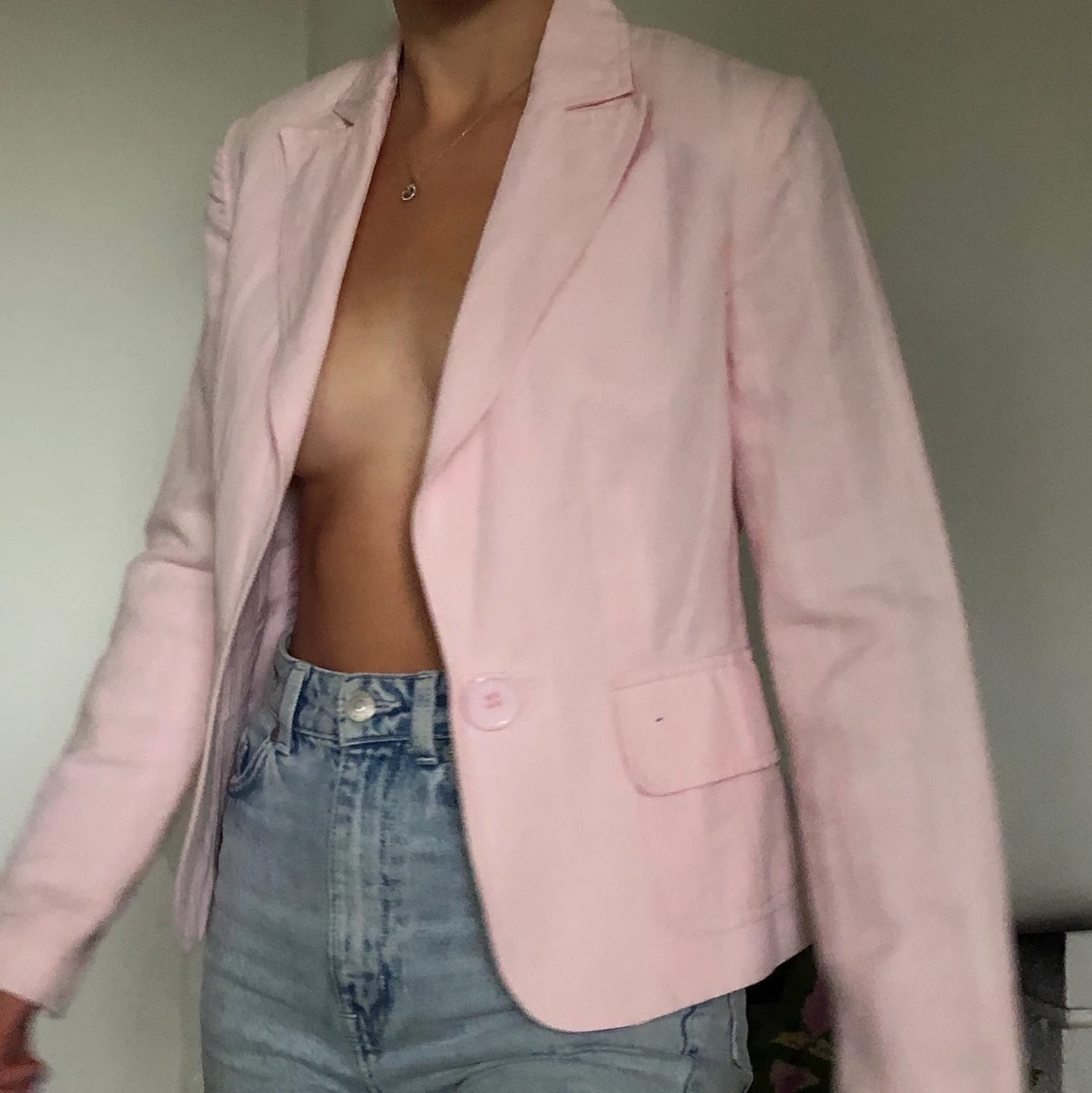 Rosa vintage kavaj - 90