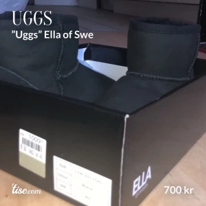 Uggs - Helt nya vinterskor från Ella of sweden, passar storleken 40, ser lite stora ut i min åsikt så passar ksk 41 men på packningen står det 40! Aldrig använda, inte ens testade! Nypris 1000kr