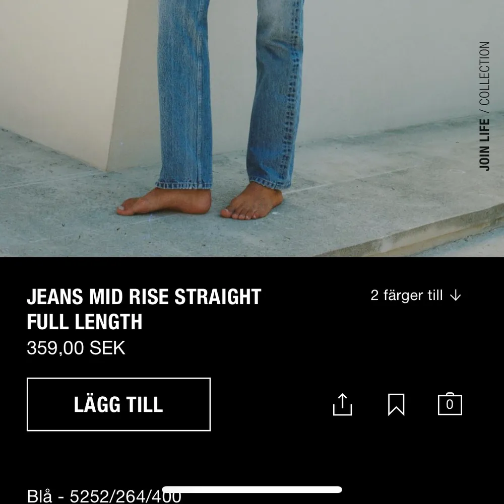 Säljer dessa skit snygga jeans från zara som var för långa för mig som är 163, de är i storlek 42 dock står det på hemsidan att man ska ta en storlek större än vad man har,jag har 38 och de passade förutom längden! de är helt och hållet slutsålda och endast testade så säljer för minst 359 då jag annars kan lämna tillbaks dem❤️❤️buda😊. Jeans & Byxor.