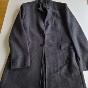 Riley rock stl 54 slim - Grå ull, fiskbensmönster, slim passform