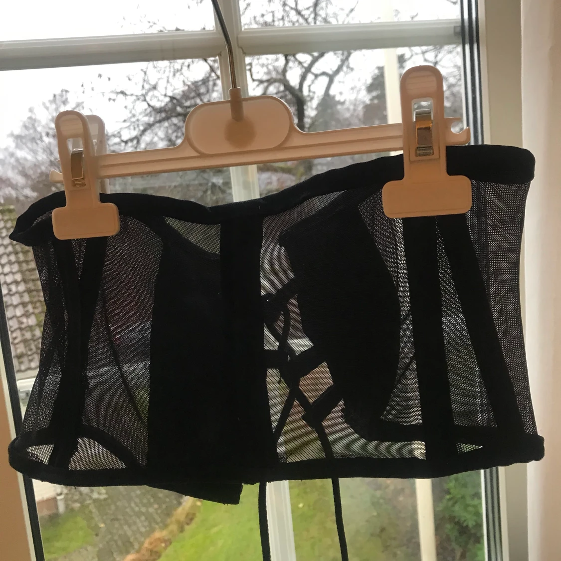  Black mesh floating Corset - 90