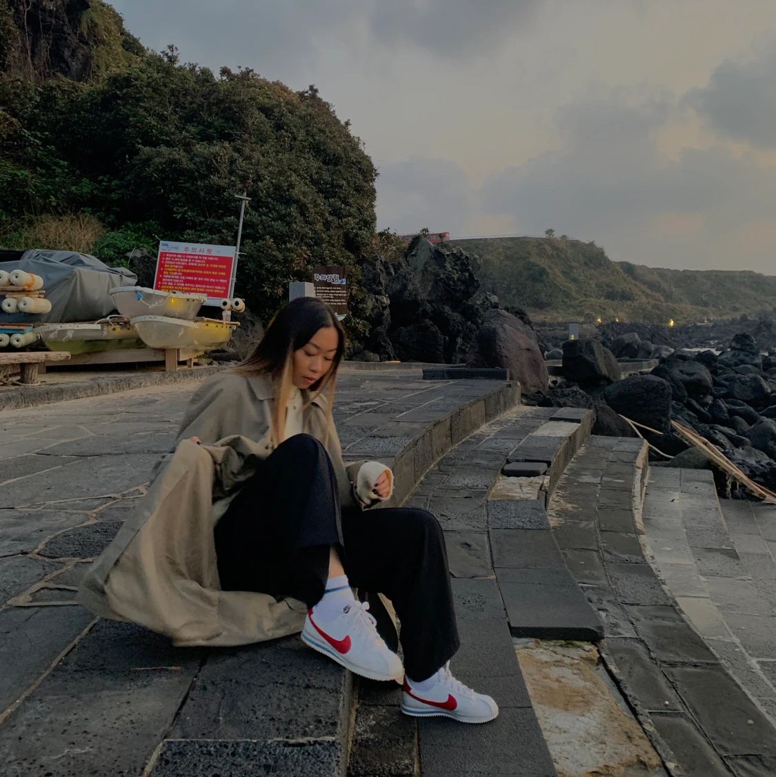 Trenchcoat från Sydkorea - 91