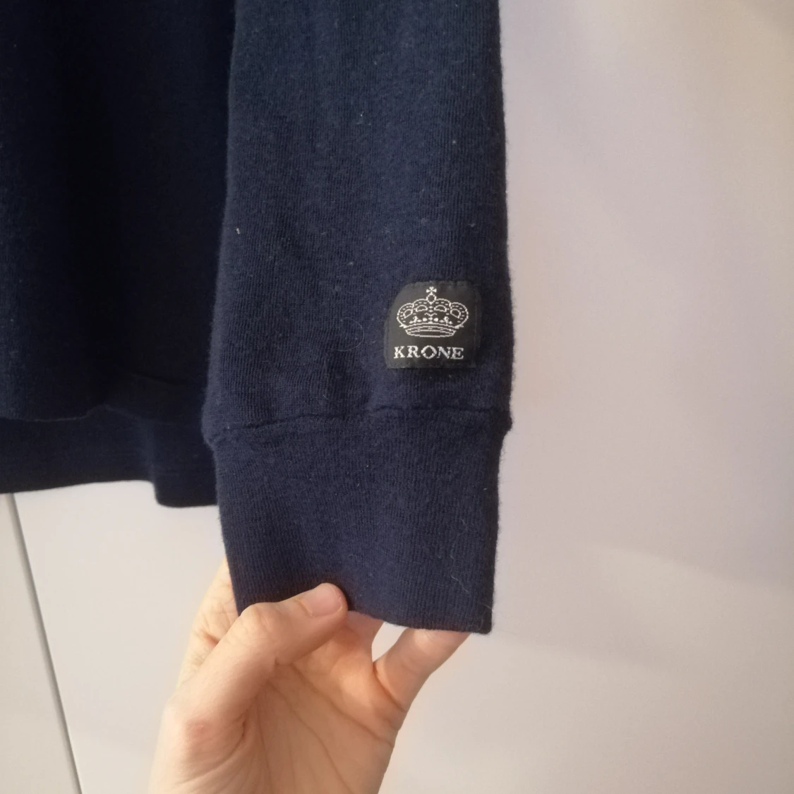 Marinblå preppy tröja - 91