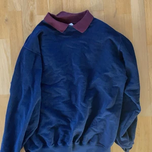 Oversize sweater med krage - Mysig