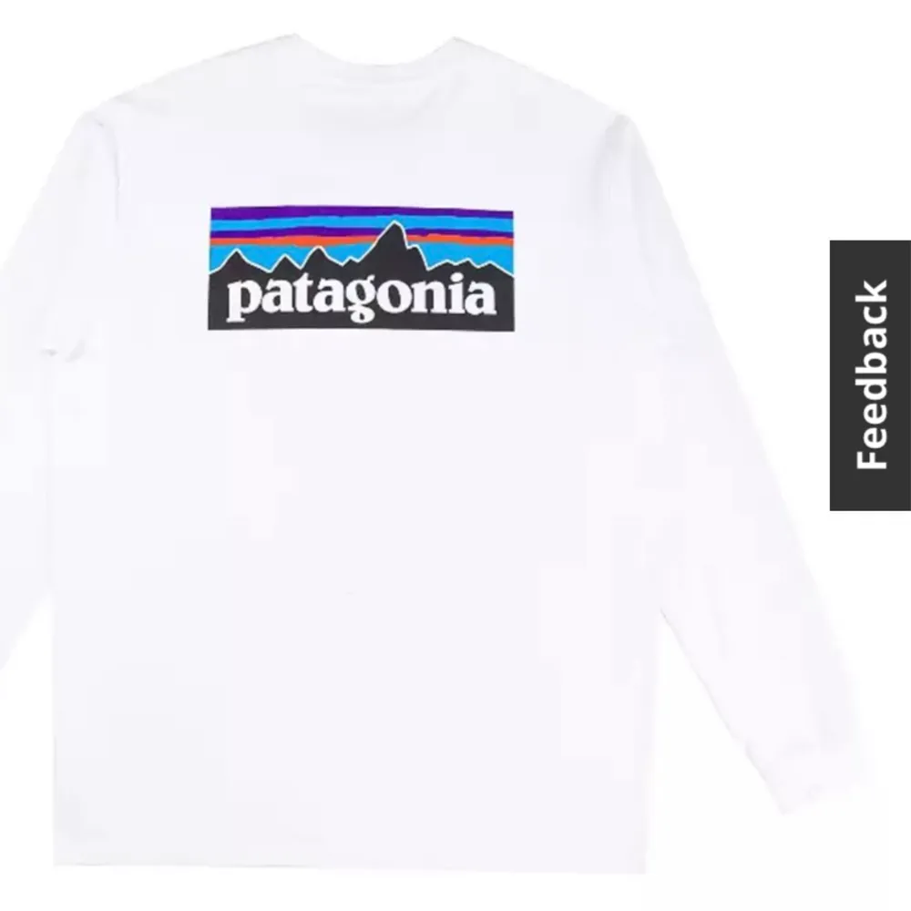 Vit tröja från Patagonia i storlek S .köparen står för frakten💗. Tröjor & Koftor.