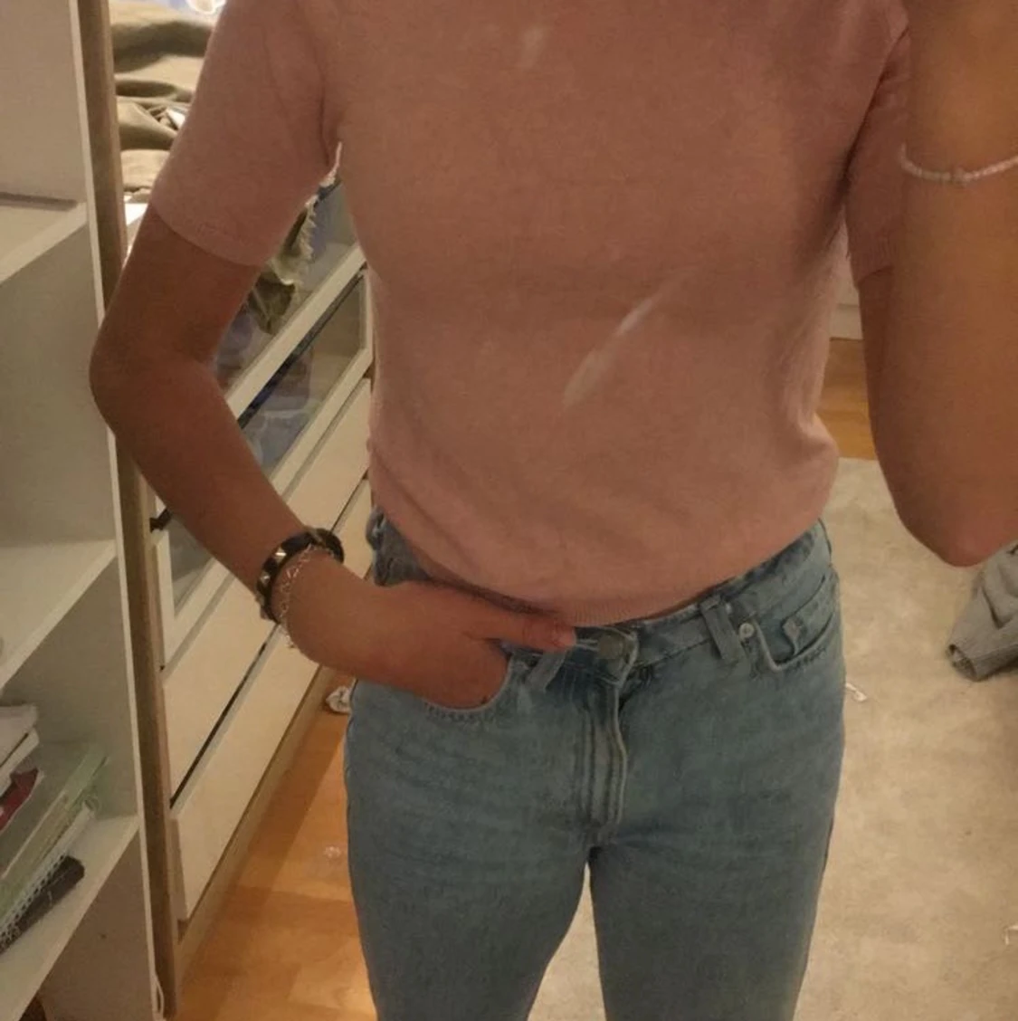 Super fin stickad tshirt - 90