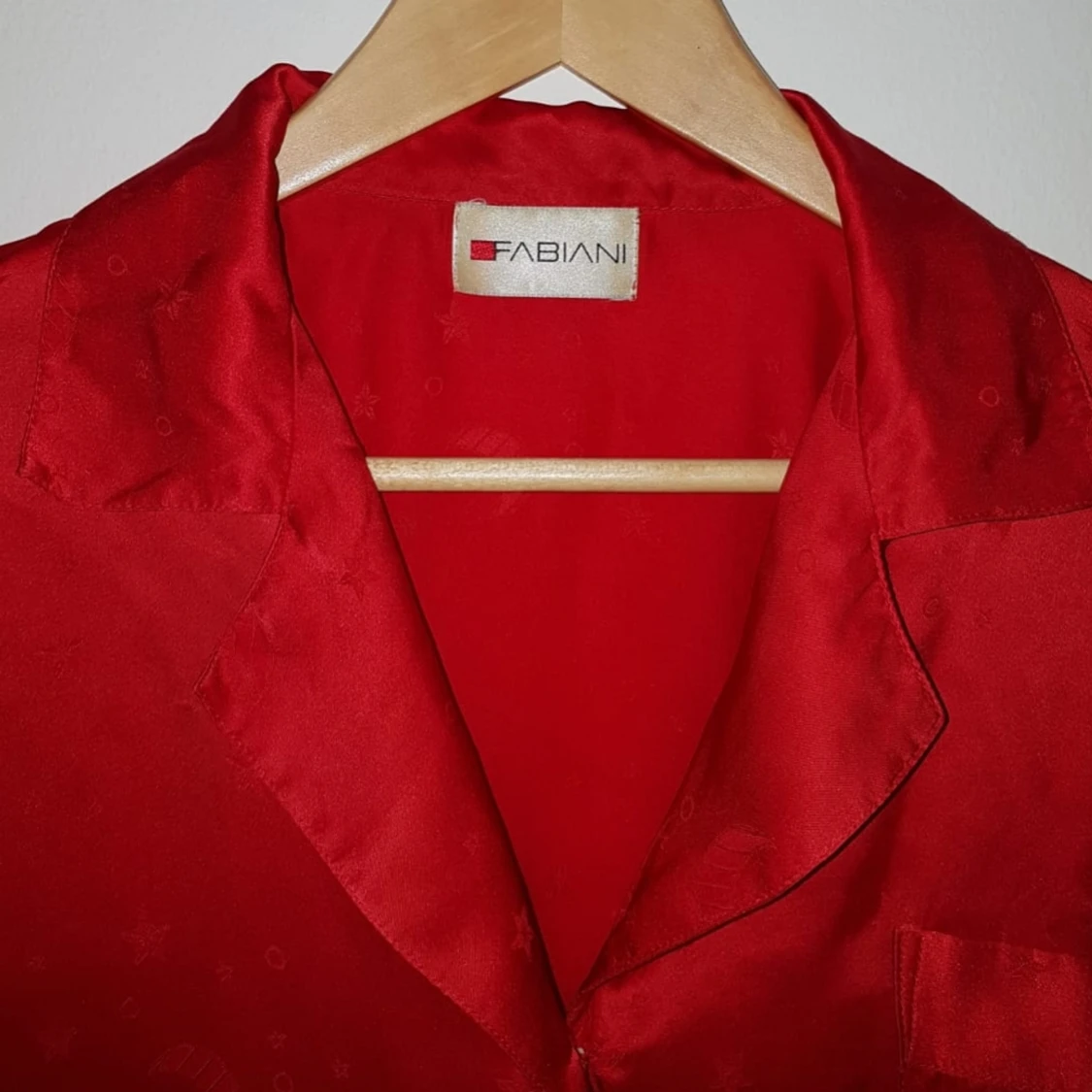 Red Silk Blouse Size M - 90