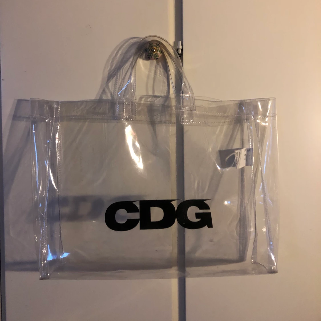 CDG transparent väska 