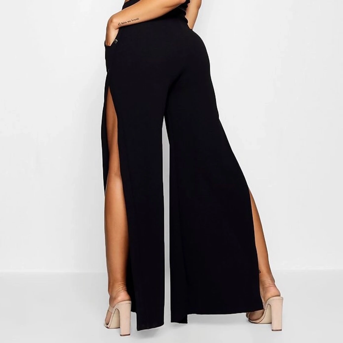 Byxor med slits framtill - 90