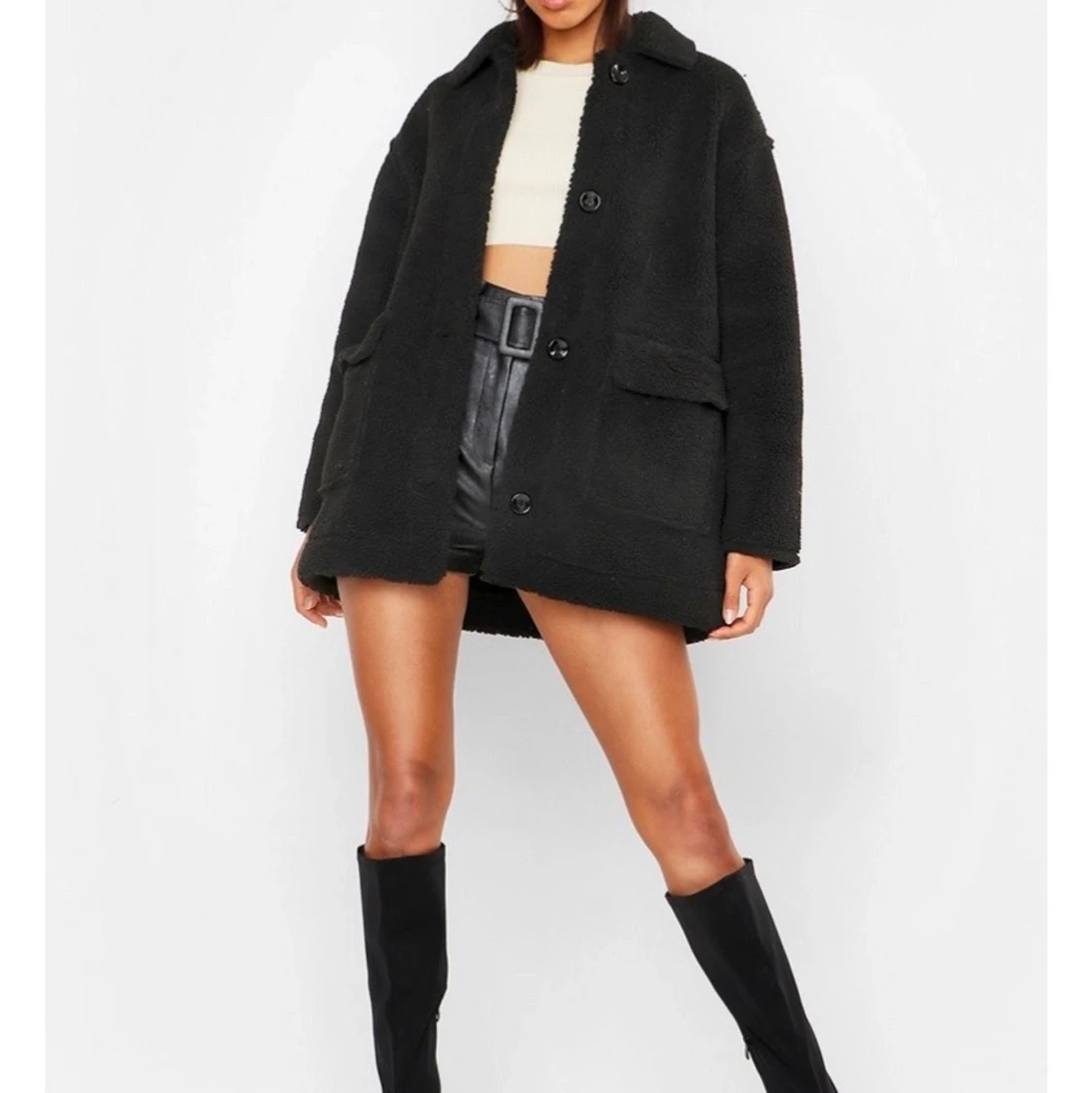 Teddyjacka ifrån Boohoo 