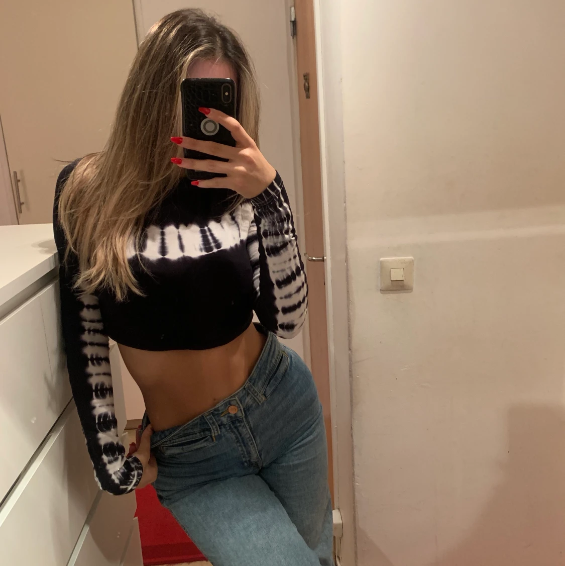 Batikmönstrad tröja 