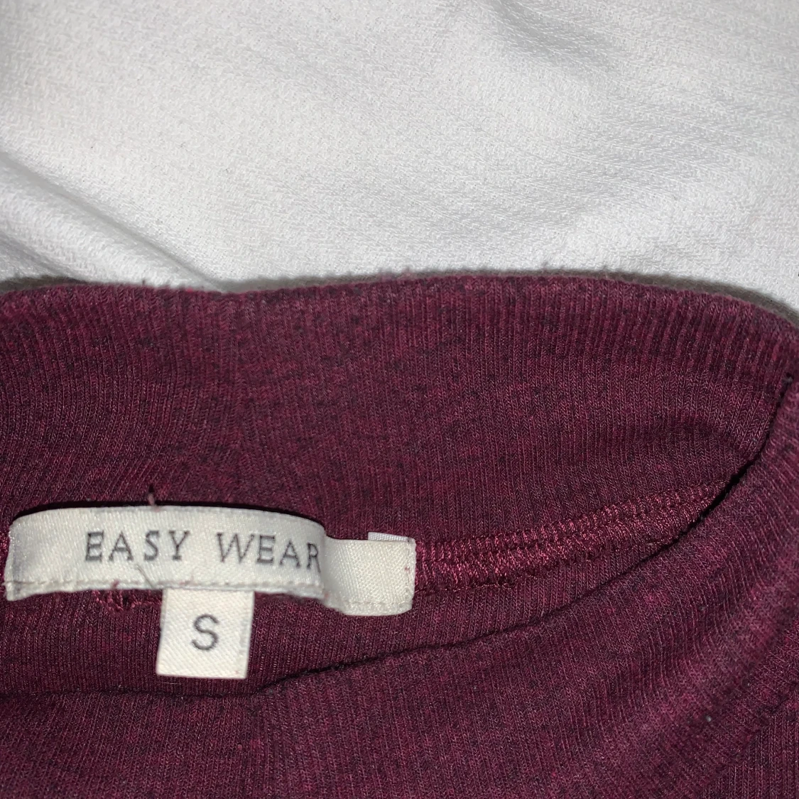 Lila polo lång tröja - 90