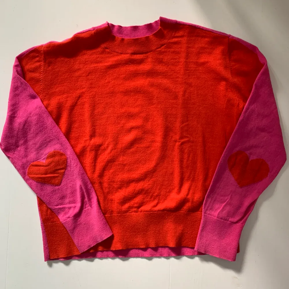 Stella McCartney långärmad tröja, orange o rosa, strl 12 år, bra skick . Tröjor & Koftor.