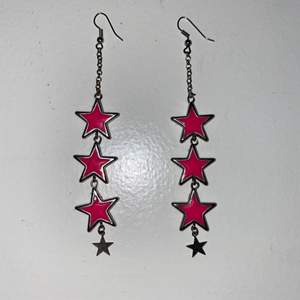 skit snygga rosa stjärn örhängen!! aldrig använda!❤️ 