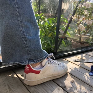 Addidas stansmith röda - Röda populära stansmith skor!! Använda få gånger då dom är för små för mig. Super bra, basic och snygga sneakers som passar till allt! Frakt tillkommer ❤️