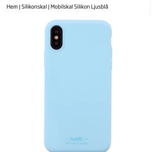 Jättefint Holdit skal - Helt oanvänt holdit skal till iPhone X i en härlig ljusblå färg. 90 kr + frakt✨