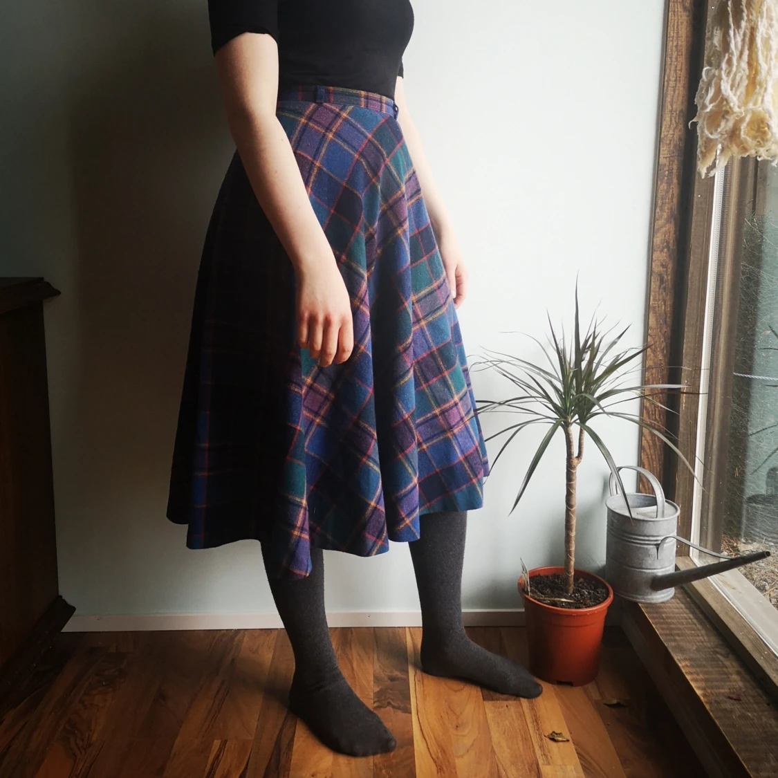 Skotskrutig kjol