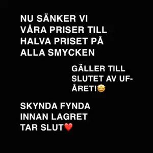 NU GÅR VI IN PÅ SISTA DELEN AV UF-ÅRET! 🥳 SKYNDA FYNDA INNAN LAGRET TAR SLUT